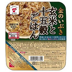 金のいぶき 玄米と十五穀ごはん 480g 3パック入り×16袋　　48パック Amazon | たいまつ食品 金のいぶき 玄米と十五穀ごはん 160g×24(6×4)個